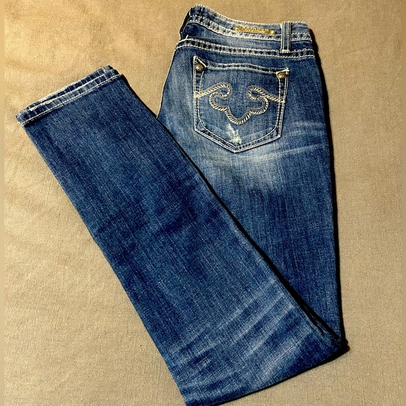 Rerock express jeans. Size 4R, lightly worn. - Picture 1 of 3